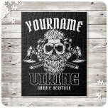 Personalised NAME Viking Nordic Warrior Heritage Jigsaw Puzzle<br><div class="desc">Personalised NAME Viking Nordic Warrior Heritage design - Customise with your Name or Custom Text</div>