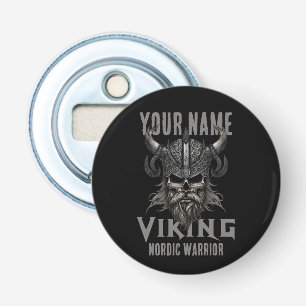 Personalised NAME Viking Warrior Heritage Bottle Opener