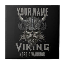 Personalised NAME Viking Warrior Heritage 