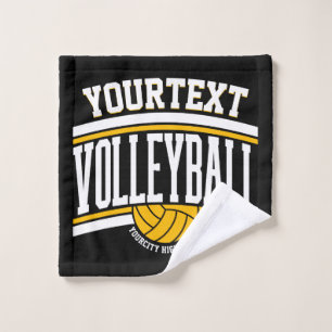 Personalised NAME Volleyball Player School Team Bath Towel Set