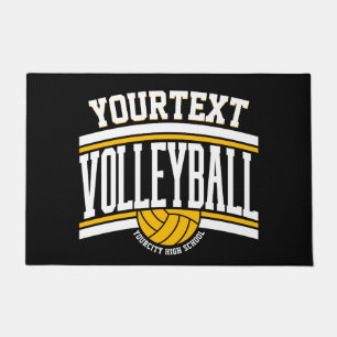 Personalised NAME Volleyball Player School Team  Doormat