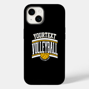 Personalised NAME Volleyball Player School Team  iPhone 14 Case
