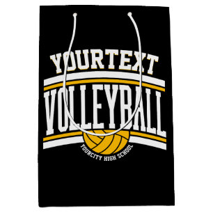 Personalised NAME Volleyball Player School Team Medium Gift Bag
