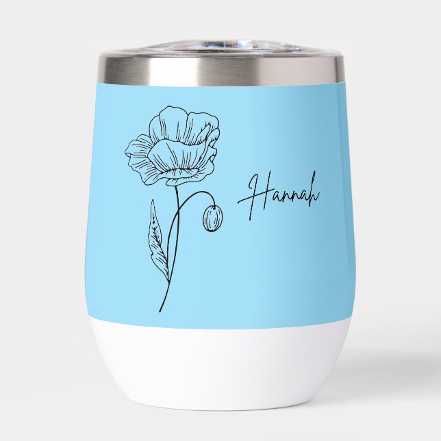 Personalised name Water Bottle (Front)