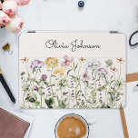Personalised Name Wildflower Garden iPad Pro Cover<br><div class="desc">Bring a touch of natural beauty into your space with our Wildflower Garden iPad Air Cover. Discover a delightful collection of colourful blooms bring the charm of nature indoors. It adds a touch of natural elegance to any setting. Great as gift for nature and flower lovers.</div>