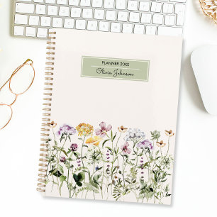 Personalised Name Wildflower Garden Planner