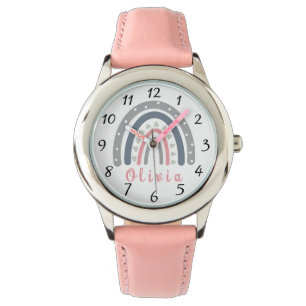 Personalised Name with Cool Boho Rainbow  Watch