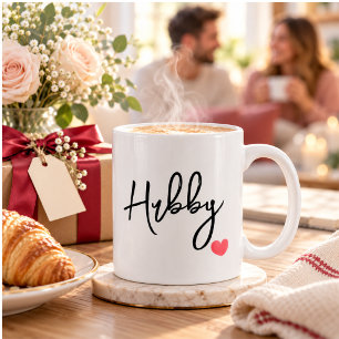 Personalised Name with Heart Custom Gift Coffee Mug