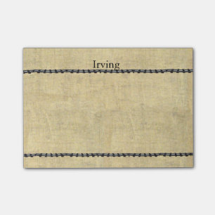 Personalised Name with Old Train Track look Post-it Notes