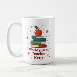 Personalised Name – World’s Best Teacher Ever Coffee Mug