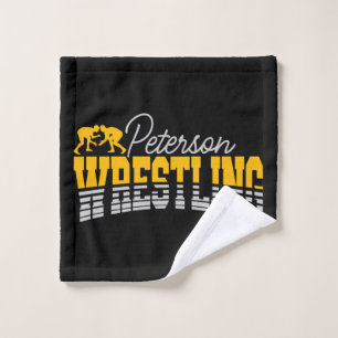 Personalised NAME Wrestling School Team Wrestler Bath Towel Set