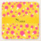 Personalised name yellow cotton candy