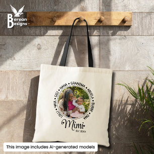 Personalised Nana Grandma Gigi MIMI Established Tote Bag