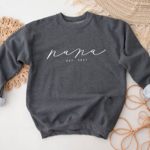 Personalised Nana Grandma Sweatshirt