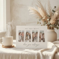 Personalised NANA Photo Card | Custom Modern