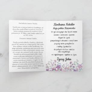 Personalised Natalia Polish name day card