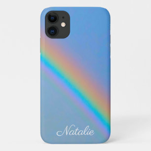 Personalised natural real rainbow Case-Mate iPhone case