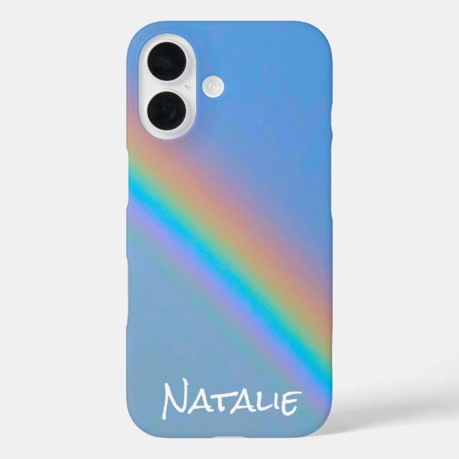 Personalised natural real rainbow Case-Mate iPhone Case (Back)