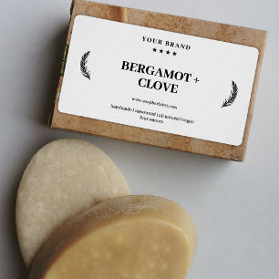 Personalised Natural Soap Product Label Sticker
