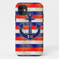 personalised nautical anchor