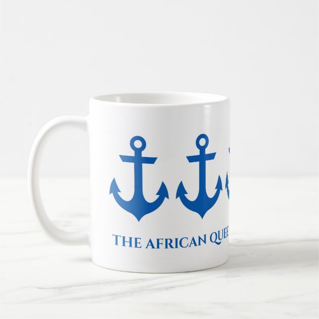 Personalised Nautical Coffee Mug (Left)