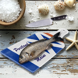 Personalised Nautical Oar-Shaped Cutting Board