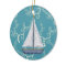 Personalised Nautical Sailboat Swirling Water