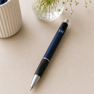 Personalised Navy Blue Monogram Writing