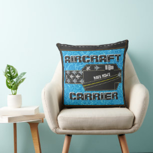 Personalised Navy Now's Aircraft Carrier Cushion