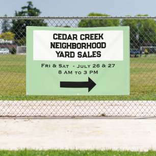 Personalised Neighbourhood Sale Banner
