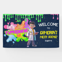 Personalised Neon Science STEM Experiment Party