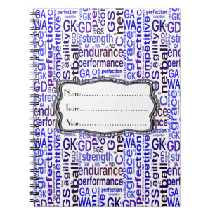 Personalised Netball Coach Notebook