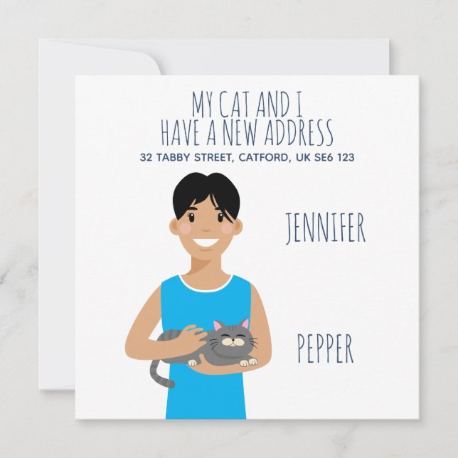 Personalised New Address Announcement (Front)