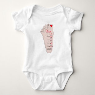 Personalised New Baby Gift Birth Stats Details Bodysuit