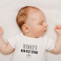 Personalised New Best Friend Dog Name Pet Lover