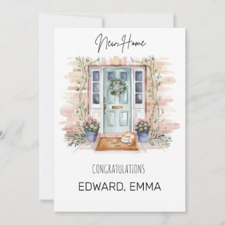 Personalised New Home Congratulations Card