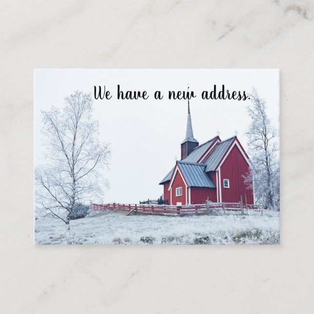 Personalised New Home Design Enclosure Card (Front)