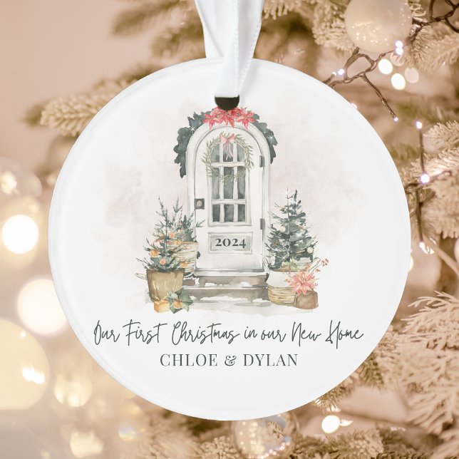 Personalised New Home First Christmas Acrylic Ornament (Creator Uploaded)