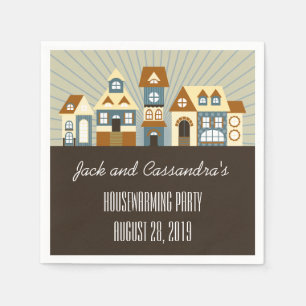 Personalised New Home Housewarming Napkins
