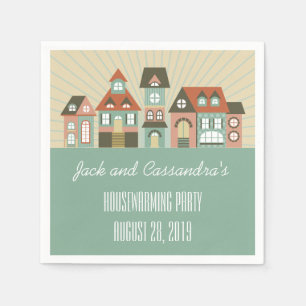 Personalised New Home Housewarming Napkins