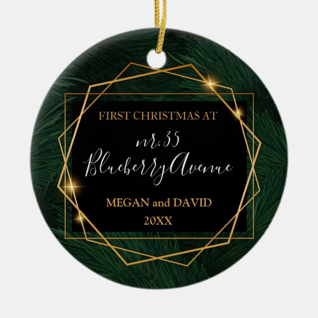 Personalised new home ornament (Front)