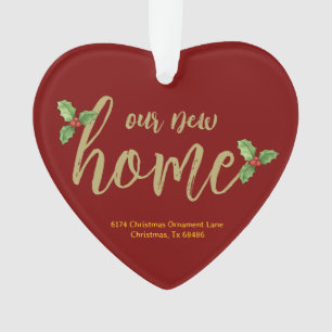 Personalised New Home Ornament - Acrylic Keepsake