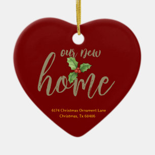 Personalised New Home Ornament - Housewarming Gift