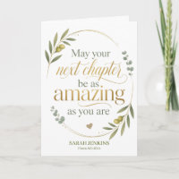 Personalised New Job Wishes for Coworker