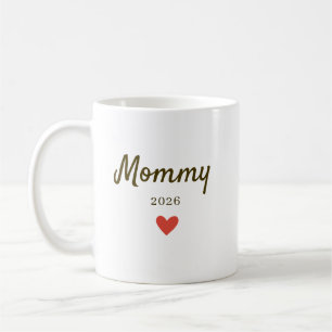 Personalised New Mummy Love Design with Year Coffee Mug