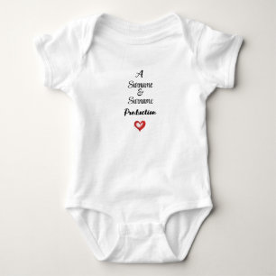 Personalised, New Parents Production, Baby Gift,   Bodysuit