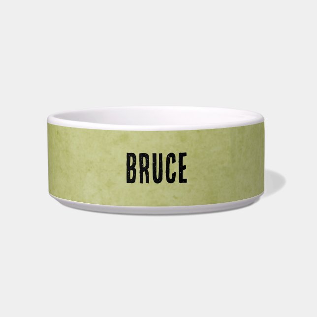 personalised new pet bowl (Front)