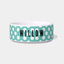 personalised new pet bowl spots
