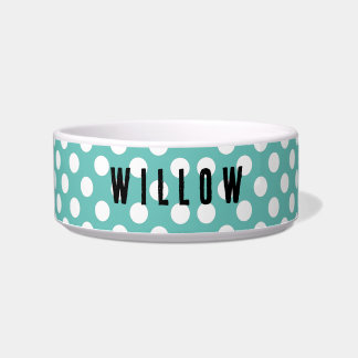 personalised new pet bowl spots
