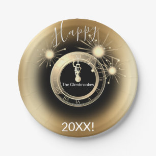 Personalised New Year's Eve Paper Plates